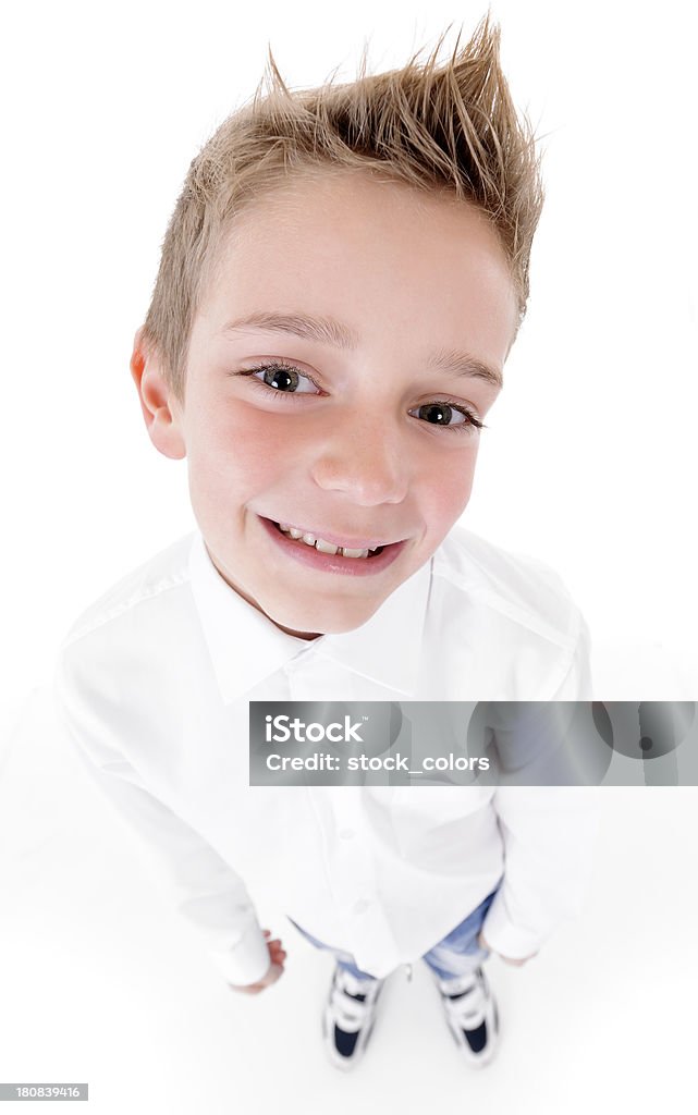 Забавный Маленький мальчик - Стоковые фото 8-9 лет �роялти-фри