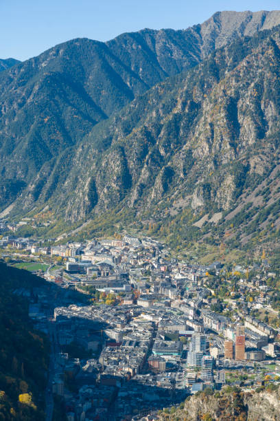 istock Andorra  aerial view from Engolasters 1808394751