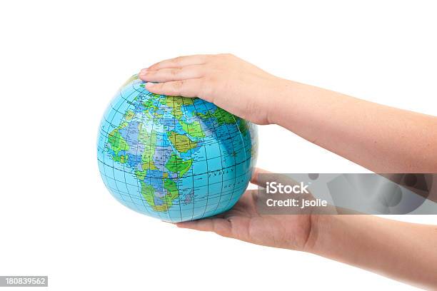 O Mundo Em Suas Mãos - Fotografias de stock e mais imagens de Braço Humano - Braço Humano, Curva - Forma, Esfera