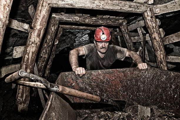 Miner Worker in a coal mine miner photos stock pictures, royalty-free photos & images