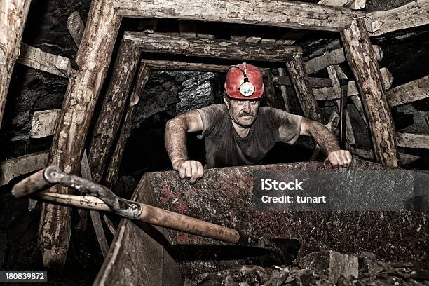 Miner Stock Photo - Download Image Now - Miner, Coal Mine, Coal Miner