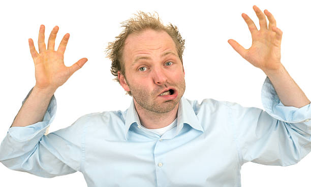 istock scary young man with blonde hair 180840147