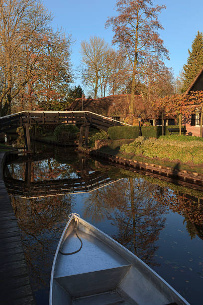 istock characteristic bridges and canals in Giethoorn 180840183