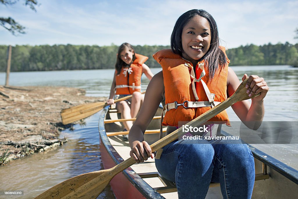 Faire du canoë - Photo de Atlanta libre de droits