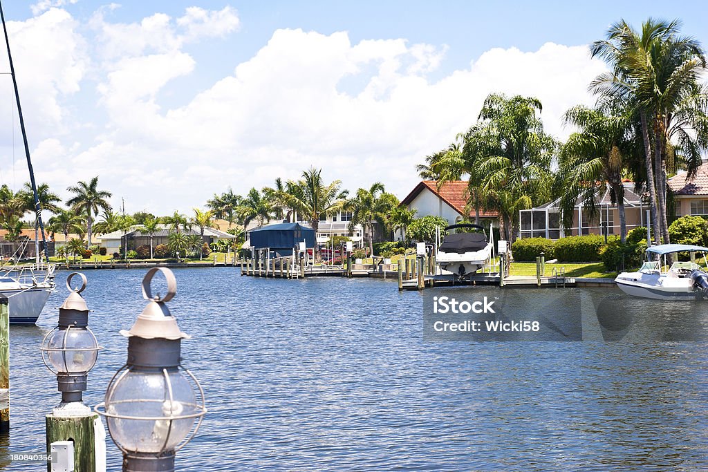 Propiedades frente al mar, con acceso al golfo - Foto de stock de Florida - Estados Unidos libre de derechos