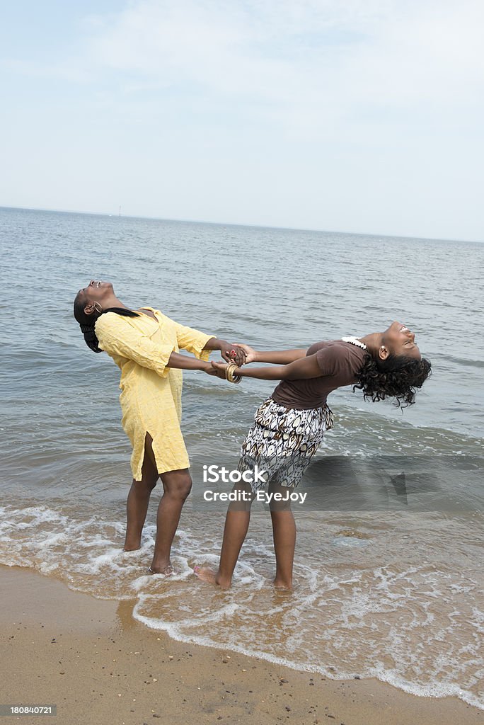 African-American Freundinnen - Lizenzfrei Alleinerzieherin Stock-Foto