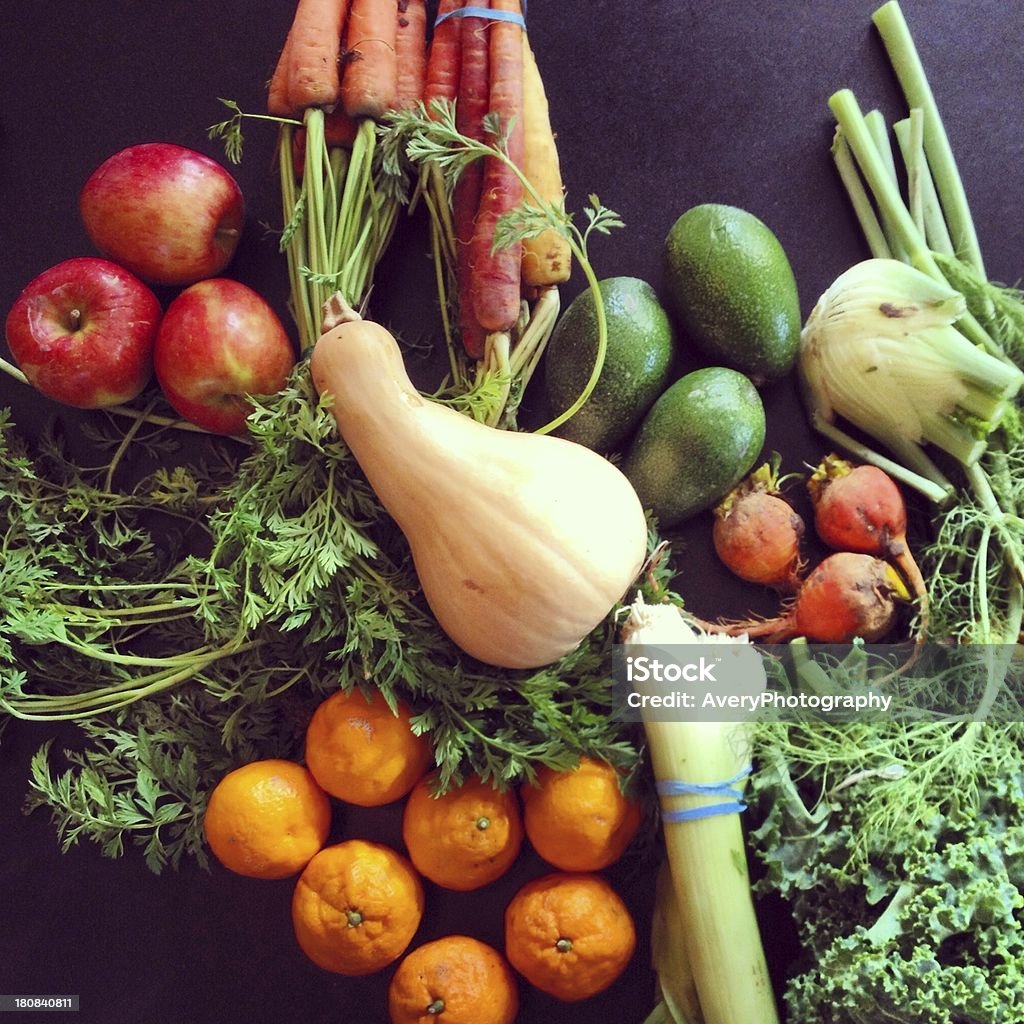 Légumes et fruits frais - Photo de Poireau libre de droits