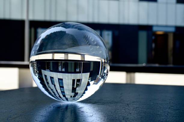 istock Crystal ball against skyscrapers 1808408994