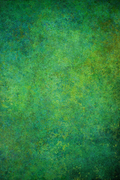 grunge tekstury zielony - backgrounds textured textured effect green background stock illustrations