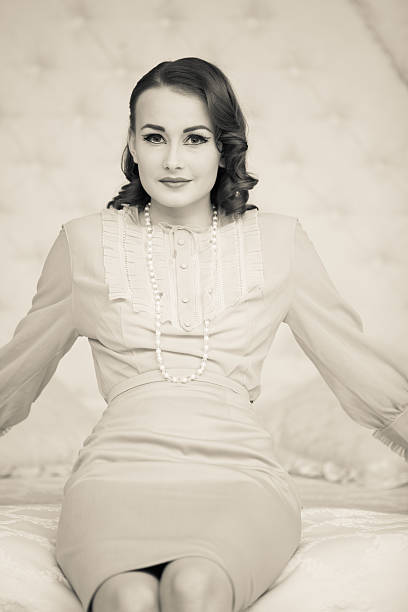 istock Vintage woman portrait 180841584