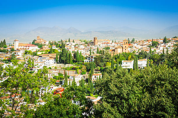istock Beautiful view from the Alhambra, Granada 180842188