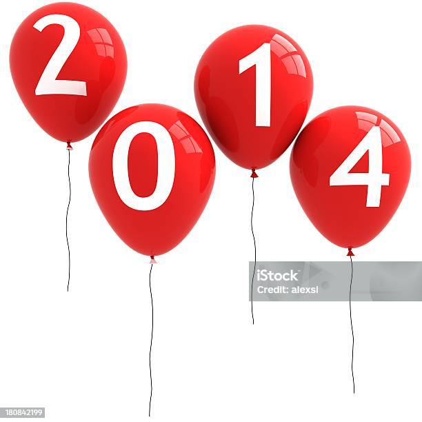 Jahr 2014 Ballons Stockfoto und mehr Bilder von 2013 - 2013, 2014, Dezember