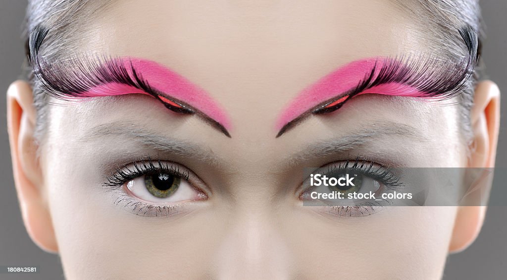 Maquillaje ojo - Foto de stock de Adulto libre de derechos