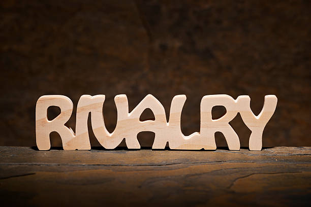 istock wooden handmade letter sign says 'RIVALRY' 180842655
