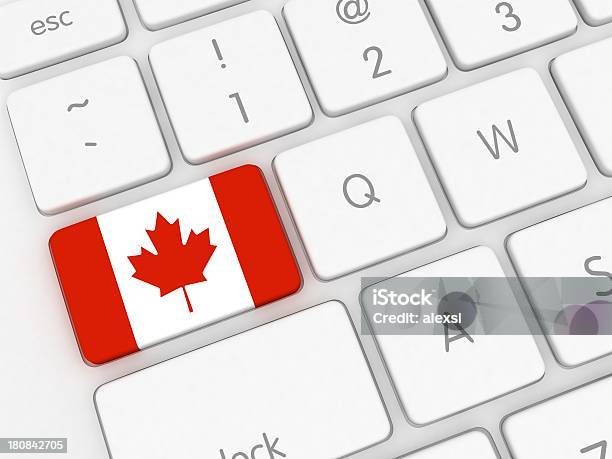 Canadá Tecnologia De - Fotografias de stock e mais imagens de Bandeira - Bandeira, Bandeira do Canadá, Canadá