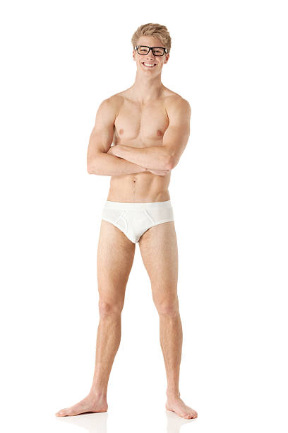 입석 있는 남성 속옷 - underwear men mens underpants male 뉴스 사진 이미지