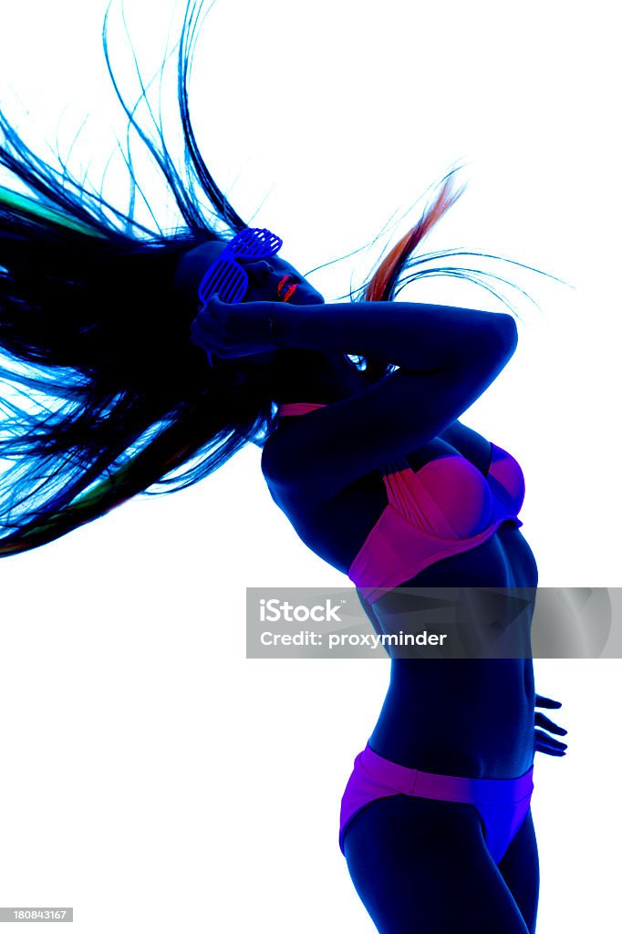 Sexy Dançarino de luz negra - Royalty-free Adulto Foto de stock