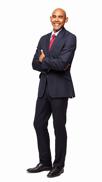 istock Busnessman Standing Arms Crossed - Isolated 180843218