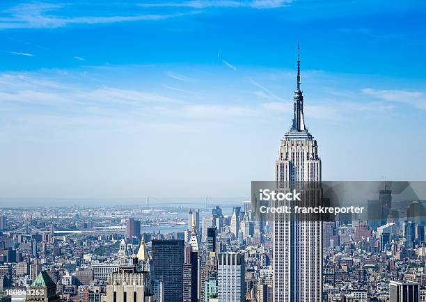 Foto de Empire State Buliding Em Nova York e mais fotos de stock de Estado de Nova York - Estado de Nova York, Alto - Descrição Geral, Arquitetura