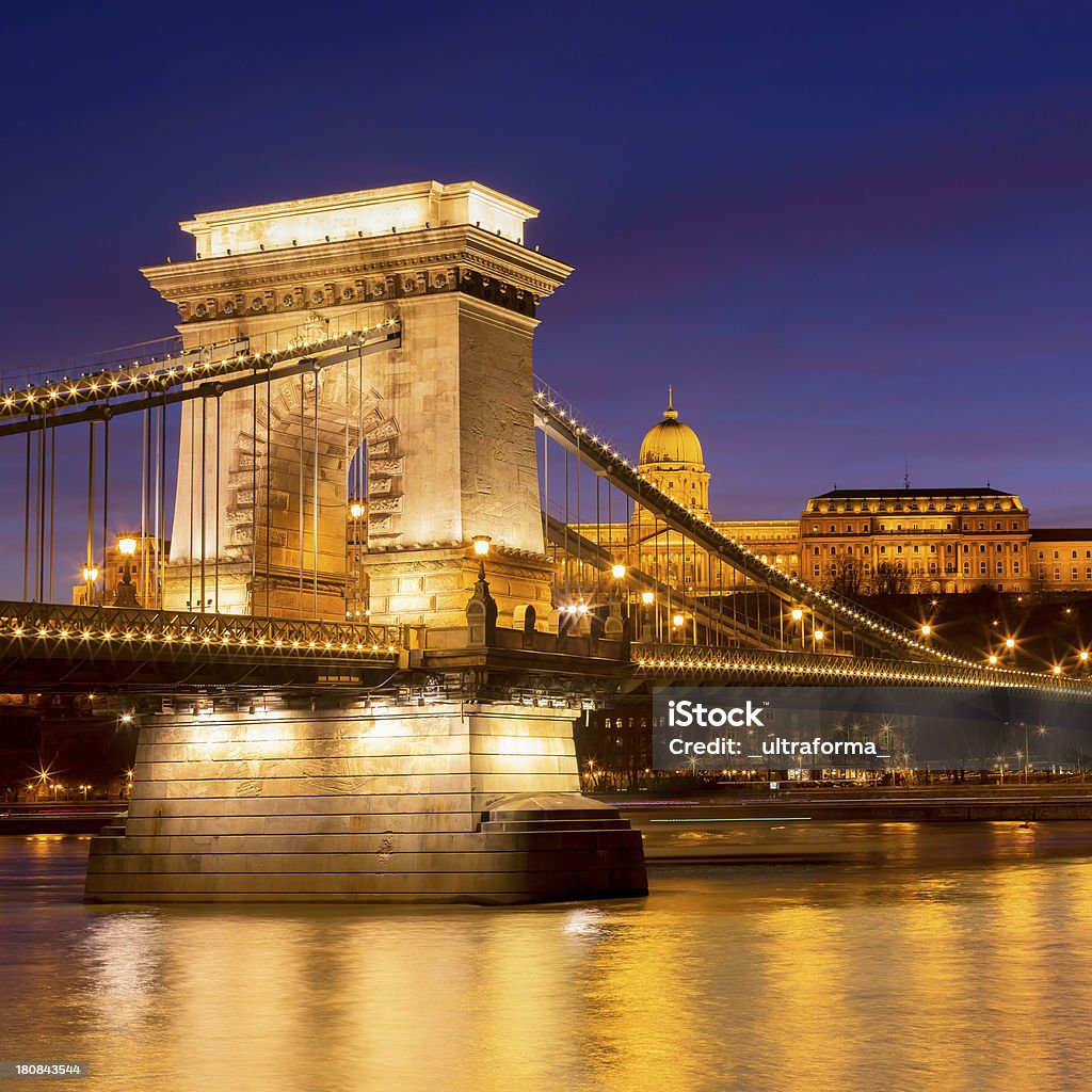 Ponte delle catene - Foto stock royalty-free di Ambientazione esterna