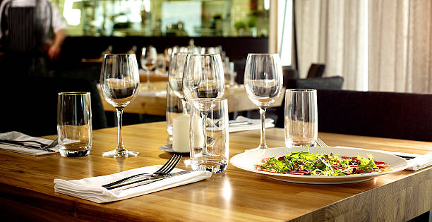 istock Beef carpaccio on the restaurant's table 180843628