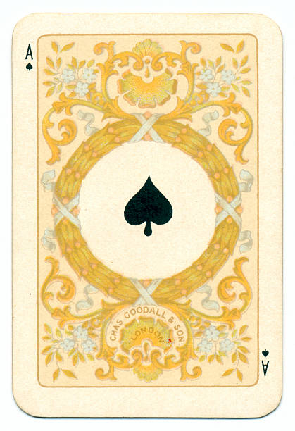 istock Ace of Spades playing card Goodall 1895 180843937