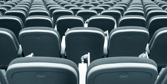 auditorium seats, toned image