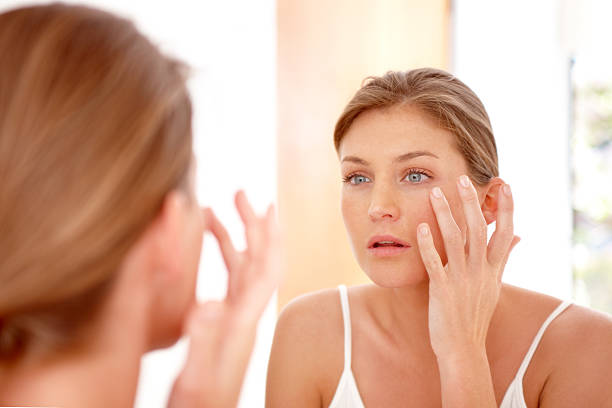 istock Taking care of her skin 180844652
