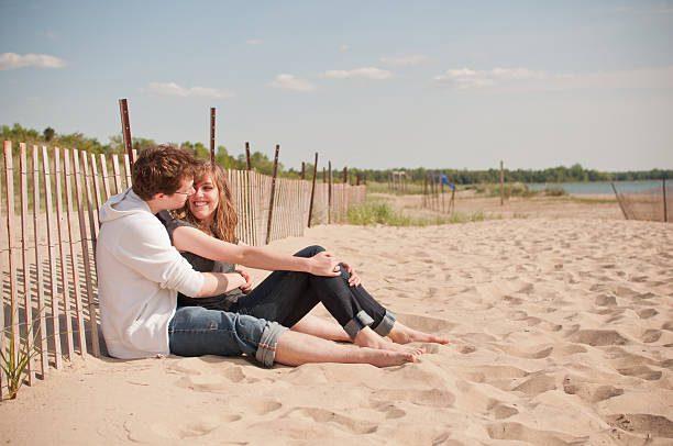 istock Beautiful Couple at the Beach 180844953