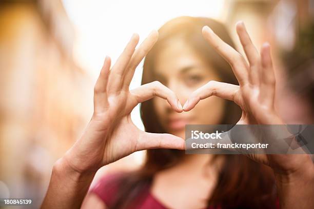 Closeup Of Woman Making A Heart Shape With Hands Stock Photo - Download Image Now - Heart Shape, Making, Professional Occupation