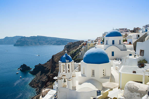 View of Oia, Santorini.