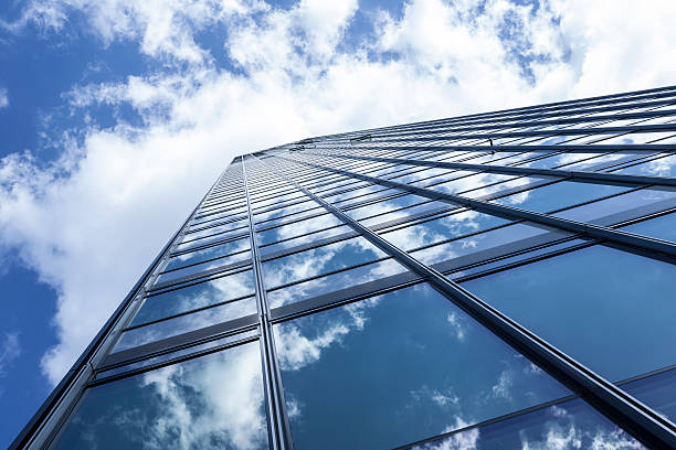 istock Facade of a modern office building, Frankfurt, Germany 180845543