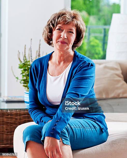 Attractive Mature Woman Portrait Stock Photo - Download Image Now - 55-59 Years, 60-64 Years, Active Seniors