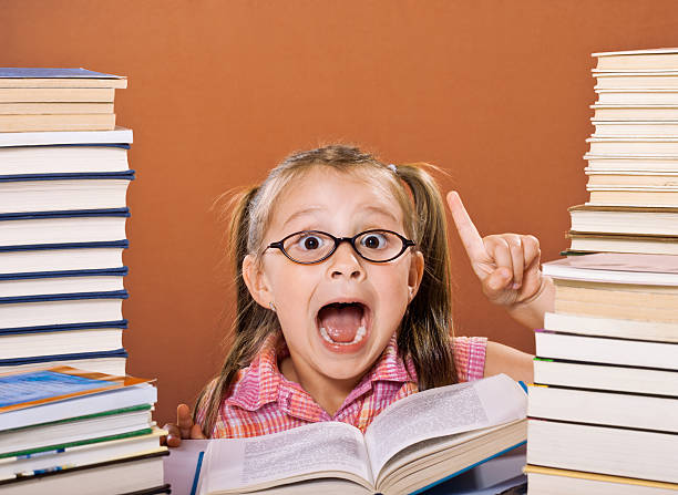 istock Little girl motivate to learn 180846245