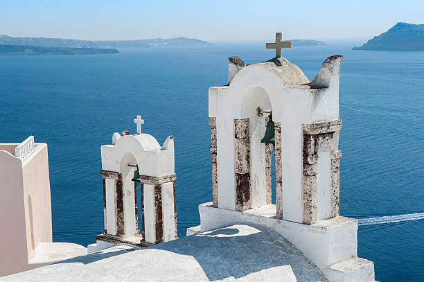 istock Santorini Church Bells 180846377
