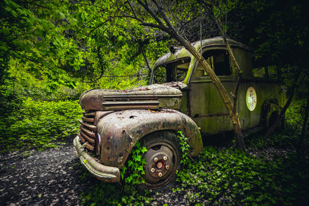 istock The rotten ambulance car 1808471395