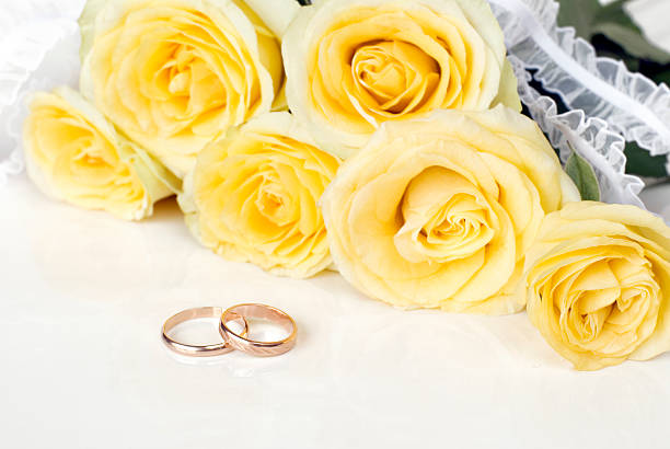 istock Bouquet of yellow roses 180848388