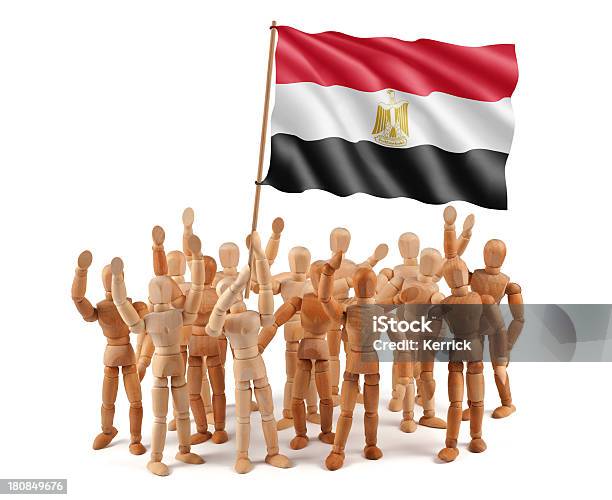 Ägyptenhölzerne Kleiderpuppe Gruppe Mit Flagge Stockfoto und mehr Bilder von Afrika - Afrika, Arabien, Biegung