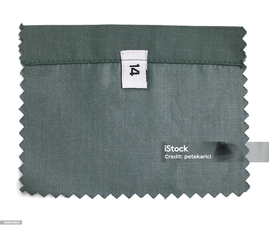 14 etiquetados verde Amostra de Tecido - Foto de stock de Algodão - Material Têxtil royalty-free