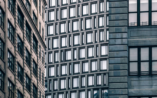 Buildings, facades - New York City stock photo