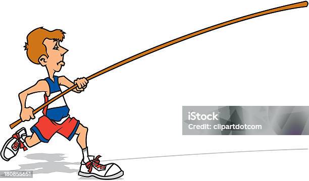Pole Vault Stock Illustration - Download Image Now - Athlete, Clip Art, Color Image