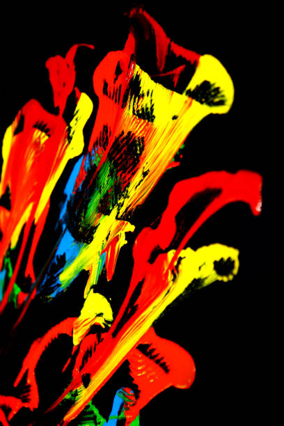 istock Abstract of wet paint 1808576136