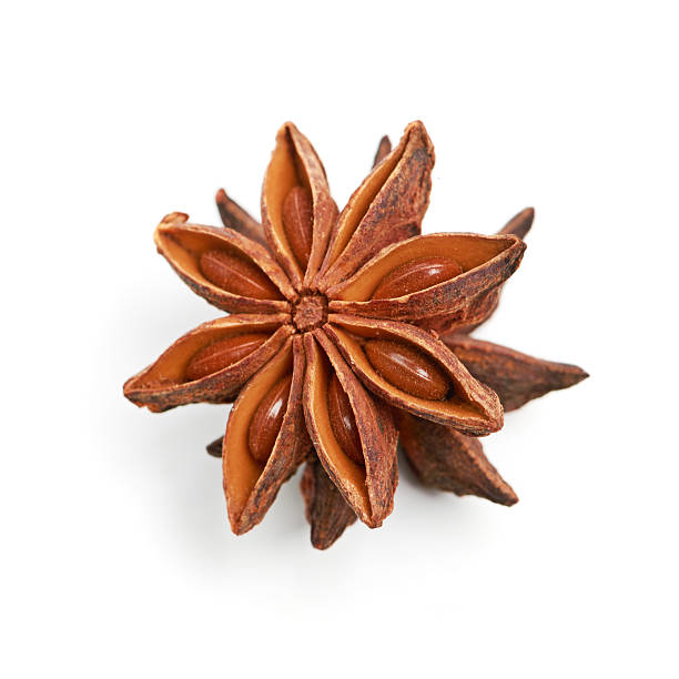 istock two whole star anise isolated on white background 180857984