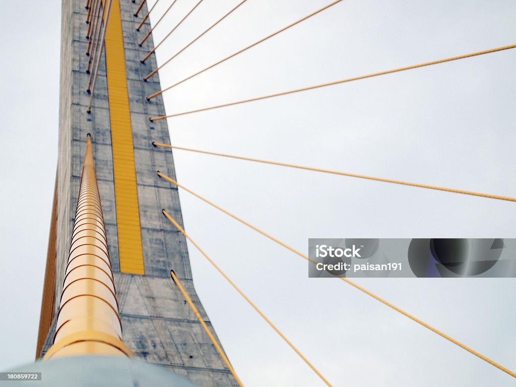 Ponte de corda na Tailândia - Royalty-free Abstrato Foto de stock