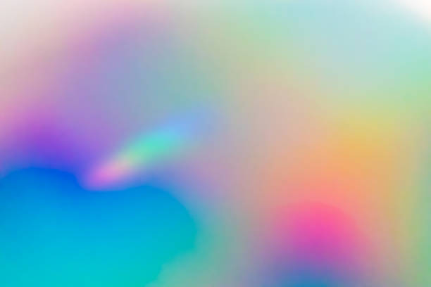 istock Abstract blur holographic rainbow foil iridescent background 1808598827