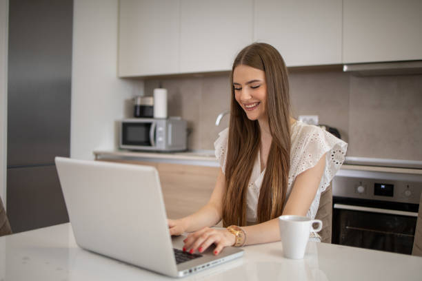 istock Young entrepreneur is working from home 1808600454