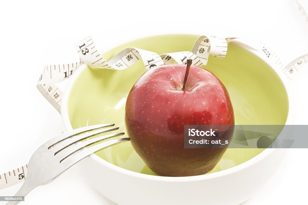 Diet concept. Diet food concept. Apples in a bowl. Fruit for diet. Adhesive Tape Stock Photo