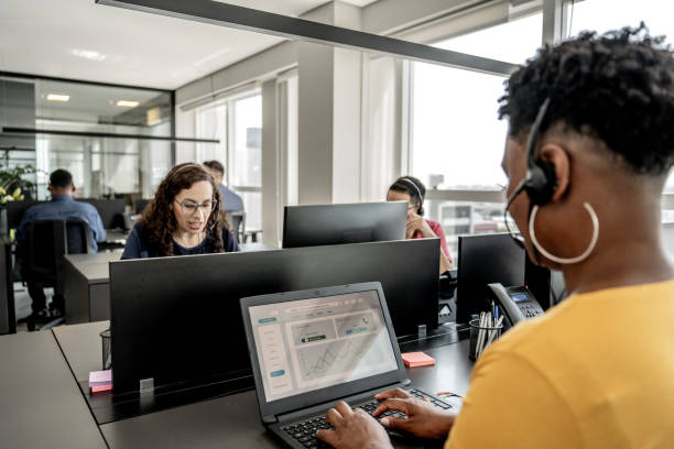 istock Black woman working in customer service 1808603813