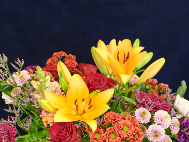 istock Colourful bouquet of  flowers 1808610715