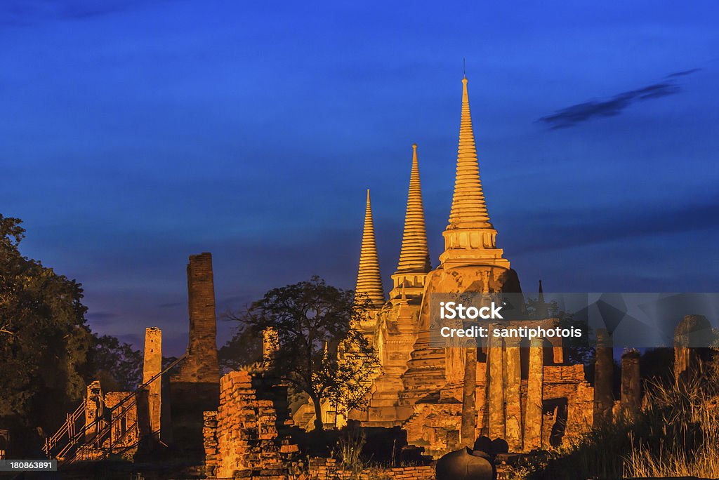 Wat Phra Si Sanphet - Foto stock royalty-free di Ambientazione esterna